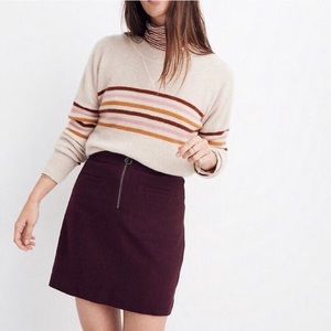 Madewell Fireside wool mini skirt